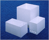 医療、液体分析に使用するPTFE（テフロン）角槽