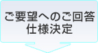 ご要望へのご回答仕様決定